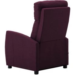 YOUTHUP Fauteuil De Massage Inclinable électrique Violet Tissu - Pourpre -Pas Cher Fauteuil Magasin 51894116 5