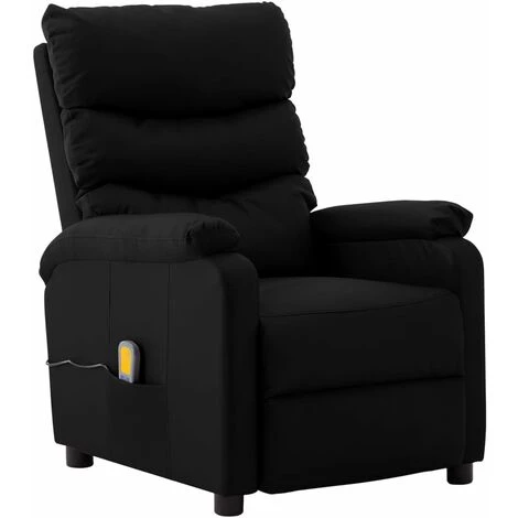 YOUTHUP Fauteuil Inclinable électrique De Massage Noir Similicuir - Noir 4 YOUTHUP Fauteuil Inclinable électrique De Massage Noir Similicuir - Noir – Image 2