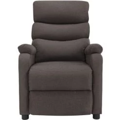 YOUTHUP Fauteuil Inclinable électrique De Massage Taupe Tissu - Taupe -Pas Cher Fauteuil Magasin 51894139 3