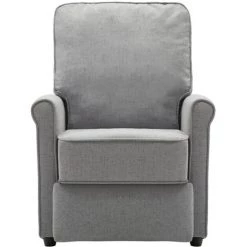 YOUTHUP Fauteuil TV Inclinable électrique Gris Clair Tissu - Gris 9 YOUTHUP Fauteuil TV Inclinable électrique Gris Clair Tissu - Gris -Pas Cher Fauteuil Magasin 51894142 3