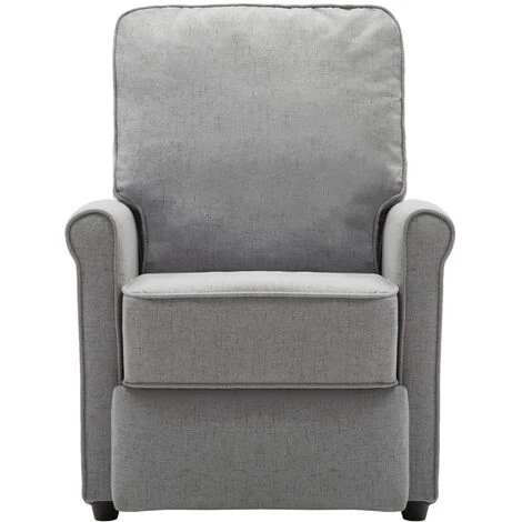 YOUTHUP Fauteuil TV Inclinable électrique Gris Clair Tissu - Gris 5 YOUTHUP Fauteuil TV Inclinable électrique Gris Clair Tissu - Gris – Image 3