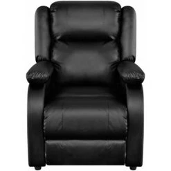 YOUTHUP Fauteuil électrique De Massage Noir Similicuir - Noir -Pas Cher Fauteuil Magasin 51894151 3