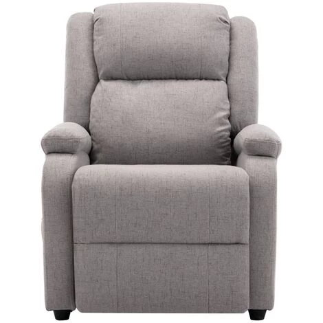 YOUTHUP Fauteuil Inclinable électrique De Massage Gris Clair Tissu - Gris 5 YOUTHUP Fauteuil Inclinable électrique De Massage Gris Clair Tissu - Gris – Image 3