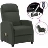 YOUTHUP Fauteuil Inclinable électrique De Massage Anthracite Similicuir - Anthracite -Pas Cher Fauteuil Magasin 51894169 1