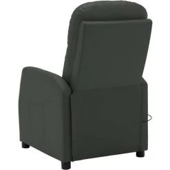 YOUTHUP Fauteuil Inclinable électrique De Massage Anthracite Similicuir - Anthracite -Pas Cher Fauteuil Magasin 51894169 5
