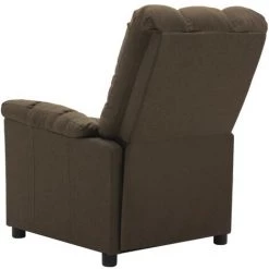YOUTHUP Fauteuil De Massage Inclinable électrique Marron Tissu - Brun 11 YOUTHUP Fauteuil De Massage Inclinable électrique Marron Tissu - Brun -Pas Cher Fauteuil Magasin 51894179 5