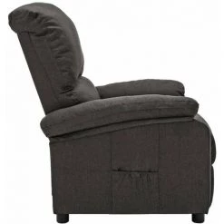 YOUTHUP Fauteuil Inclinable Gris Foncé Tissu - Gris 9 YOUTHUP Fauteuil Inclinable Gris Foncé Tissu - Gris -Pas Cher Fauteuil Magasin 51896445 3
