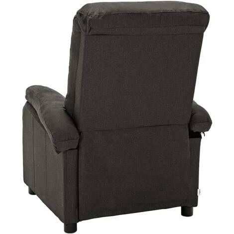 YOUTHUP Fauteuil Inclinable Gris Foncé Tissu - Gris 7 YOUTHUP Fauteuil Inclinable Gris Foncé Tissu - Gris – Image 5