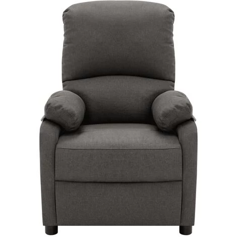 YOUTHUP Fauteuil De Massage Inclinable Gris Foncé Tissu - Gris 4 YOUTHUP Fauteuil De Massage Inclinable Gris Foncé Tissu - Gris – Image 2