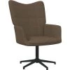 YOUTHUP Chaise De Relaxation Marron Tissu - Marron -Pas Cher Fauteuil Magasin 51899327 1