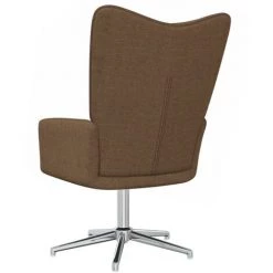 YOUTHUP Chaise De Relaxation Marron Tissu - Marron 11 YOUTHUP Chaise De Relaxation Marron Tissu - Marron -Pas Cher Fauteuil Magasin 51899335 5