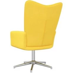 YOUTHUP Chaise De Relaxation Jaune Moutarde Tissu - Jaune 10 YOUTHUP Chaise De Relaxation Jaune Moutarde Tissu - Jaune -Pas Cher Fauteuil Magasin 51899338 4