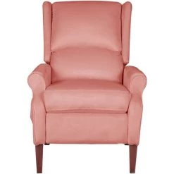 YOUTHUP Fauteuil De Massage Inclinable Rose Velours - Rose -Pas Cher Fauteuil Magasin 51900340 3