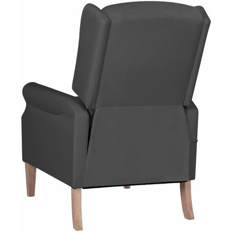 YOUTHUP Fauteuil De Massage Inclinable Gris Foncé Tissu - Gris 5 YOUTHUP Fauteuil De Massage Inclinable Gris Foncé Tissu - Gris – Image 3