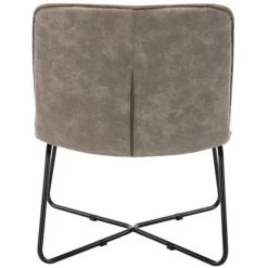 MOLOO MOLTO - Fauteuil Vintage Marron Clair Pieds Métal Noir - Marron 9 MOLOO MOLTO - Fauteuil Vintage Marron Clair Pieds Métal Noir - Marron -Pas Cher Fauteuil Magasin 51901310 3