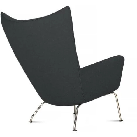 FURNMOD DESIGN YOUR SPACE Fauteuil Wing | Noir - Noir 6 FURNMOD DESIGN YOUR SPACE Fauteuil Wing | Noir - Noir – Image 4