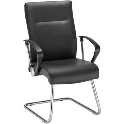 NOWY STYL Fauteuil Visiteur - Noir - Tissu