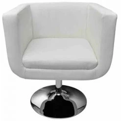 Topdeal Tabouret De Bar Blanc Similicuir 8 Topdeal Tabouret De Bar Blanc Similicuir -Pas Cher Fauteuil Magasin 52083486 3
