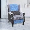 Topdeal Fauteuil Avec Design De Patchwork Tissu 1 Topdeal Fauteuil Avec Design De Patchwork Tissu -Pas Cher Fauteuil Magasin 52083793 1