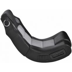 Topdeal Fauteuil à Bascule à Enceinte Noir Et Gris Similicuir 9 Topdeal Fauteuil à Bascule à Enceinte Noir Et Gris Similicuir -Pas Cher Fauteuil Magasin 52084112 3