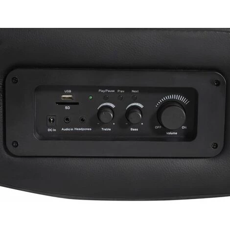 Topdeal Fauteuil à Bascule à Enceinte Noir Et Gris Similicuir 7 Topdeal Fauteuil à Bascule à Enceinte Noir Et Gris Similicuir – Image 5