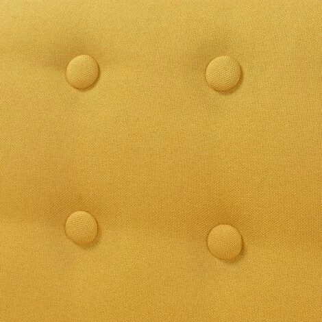 Topdeal Fauteuil Jaune Tissu 4 Topdeal Fauteuil Jaune Tissu – Image 2