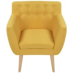 Topdeal Fauteuil Jaune Tissu 9 Topdeal Fauteuil Jaune Tissu -Pas Cher Fauteuil Magasin 52084758 3