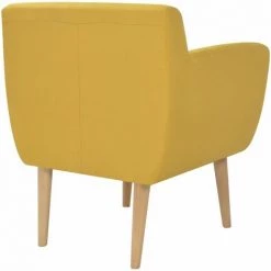 Topdeal Fauteuil Jaune Tissu 10 Topdeal Fauteuil Jaune Tissu -Pas Cher Fauteuil Magasin 52084758 4
