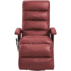 Topdeal Fauteuil De Massage TV Rouge Bordeaux Similicuir 9 Topdeal Fauteuil De Massage TV Rouge Bordeaux Similicuir -Pas Cher Fauteuil Magasin 52086380 3