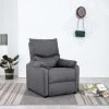 Topdeal Fauteuil TV Gris Foncé Tissu 2 Topdeal Fauteuil TV Gris Foncé Tissu -Pas Cher Fauteuil Magasin 52086453 1