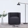 Topdeal Fauteuil Cube Gris Foncé Tissu 1 Topdeal Fauteuil Cube Gris Foncé Tissu -Pas Cher Fauteuil Magasin 52088963 1