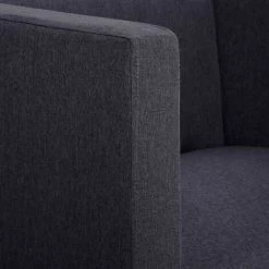 Topdeal Fauteuil Cube Gris Foncé Tissu -Pas Cher Fauteuil Magasin 52088963 3