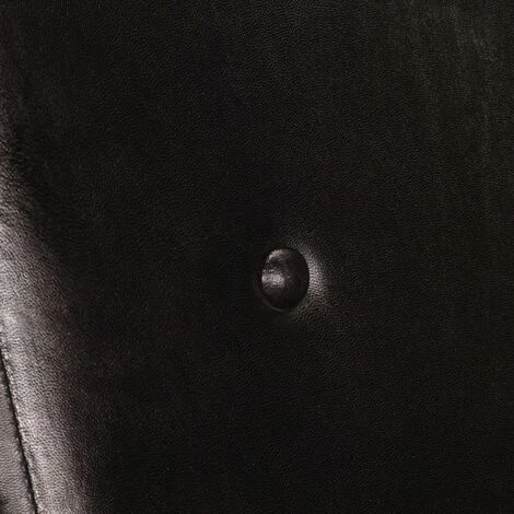 Topdeal Fauteuil Noir Cuir Véritable VDFF13496_FR 4 Topdeal Fauteuil Noir Cuir Véritable VDFF13496_FR – Image 2