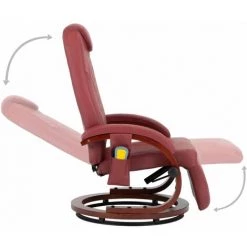 Topdeal Fauteuil De Massage TV Rouge Bordeaux Similicuir VDFF14258_FR 11 Topdeal Fauteuil De Massage TV Rouge Bordeaux Similicuir VDFF14258_FR -Pas Cher Fauteuil Magasin 52094932 5