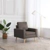 Topdeal Fauteuil Taupe Tissu FF288701_FR 2 Topdeal Fauteuil Taupe Tissu FF288701_FR -Pas Cher Fauteuil Magasin 52096365 1