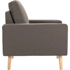 Topdeal Fauteuil Taupe Tissu FF288701_FR 10 Topdeal Fauteuil Taupe Tissu FF288701_FR -Pas Cher Fauteuil Magasin 52096365 4