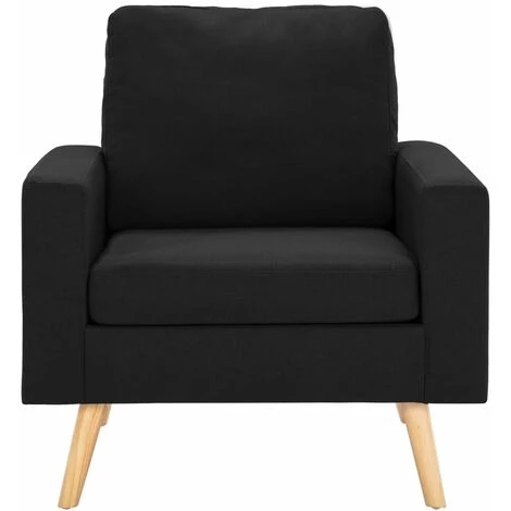 Topdeal Fauteuil Noir Tissu FF288702_FR 5 Topdeal Fauteuil Noir Tissu FF288702_FR – Image 3