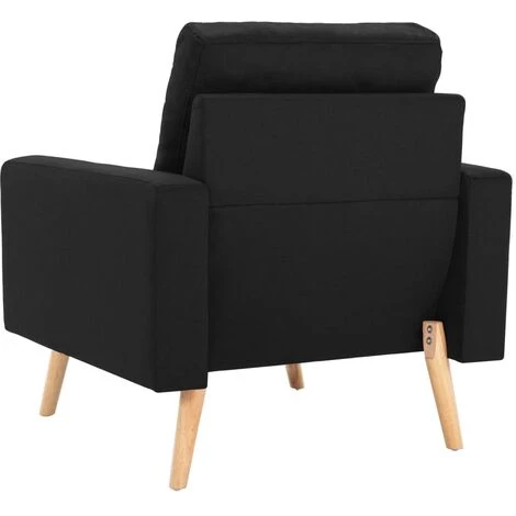 Topdeal Fauteuil Noir Tissu FF288702_FR 7 Topdeal Fauteuil Noir Tissu FF288702_FR – Image 5