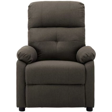Topdeal Fauteuil De Massage Taupe Tissu FF289680_FR 5 Topdeal Fauteuil De Massage Taupe Tissu FF289680_FR – Image 3