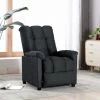 Topdeal Fauteuil Inclinable Gris Foncé Tissu FF289797_FR -Pas Cher Fauteuil Magasin 52096649 1