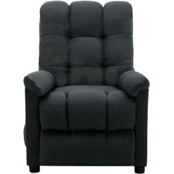 Topdeal Fauteuil Inclinable De Massage Gris Foncé Tissu FF289807_FR -Pas Cher Fauteuil Magasin 52096653 3