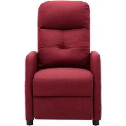 Topdeal Fauteuil Inclinable De Massage Rouge Bordeaux Tissu FF289829_FR 10 Topdeal Fauteuil Inclinable De Massage Rouge Bordeaux Tissu FF289829_FR -Pas Cher Fauteuil Magasin 52096665 4