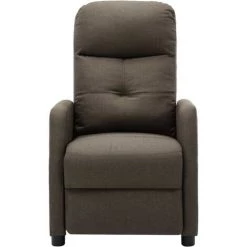Topdeal Fauteuil Inclinable Taupe Tissu FF289824_FR 10 Topdeal Fauteuil Inclinable Taupe Tissu FF289824_FR -Pas Cher Fauteuil Magasin 52096667 4