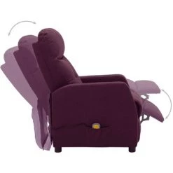 Topdeal Fauteuil Inclinable De Massage Violet Tissu FF289833_FR 11 Topdeal Fauteuil Inclinable De Massage Violet Tissu FF289833_FR -Pas Cher Fauteuil Magasin 52096672 5