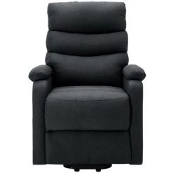 Topdeal Fauteuil Inclinable Gris Foncé Tissu FF321237_FR -Pas Cher Fauteuil Magasin 52101133 3