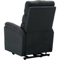 Topdeal Fauteuil Inclinable Gris Foncé Tissu FF321237_FR -Pas Cher Fauteuil Magasin 52101133 5