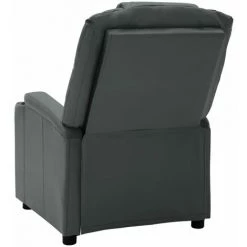 Topdeal Fauteuil Inclinable Anthracite Similicuir FF321307_FR -Pas Cher Fauteuil Magasin 52101137 5