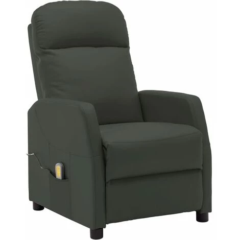 Topdeal Fauteuil De Massage Inclinable Anthracite Similicuir FF321362_FR 3 Topdeal Fauteuil De Massage Inclinable Anthracite Similicuir FF321362_FR