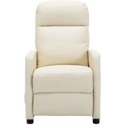 Topdeal Fauteuil De Massage Inclinable Blanc Similicuir FF321360_FR -Pas Cher Fauteuil Magasin 52101158 4