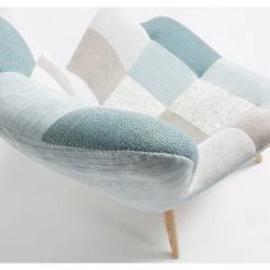 FAUTEUIL TISSU LF KNUT-CC0235J26-PATBL - Multicolore -Pas Cher Fauteuil Magasin 52169618 4